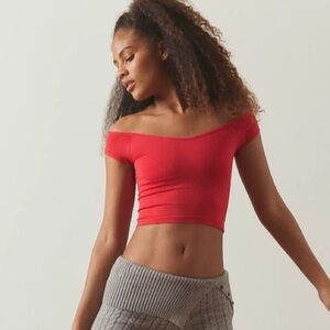 Out From Under Ballet Off-The-Shoulder Top